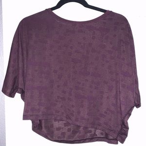Lululemon Crop Tee Size 8